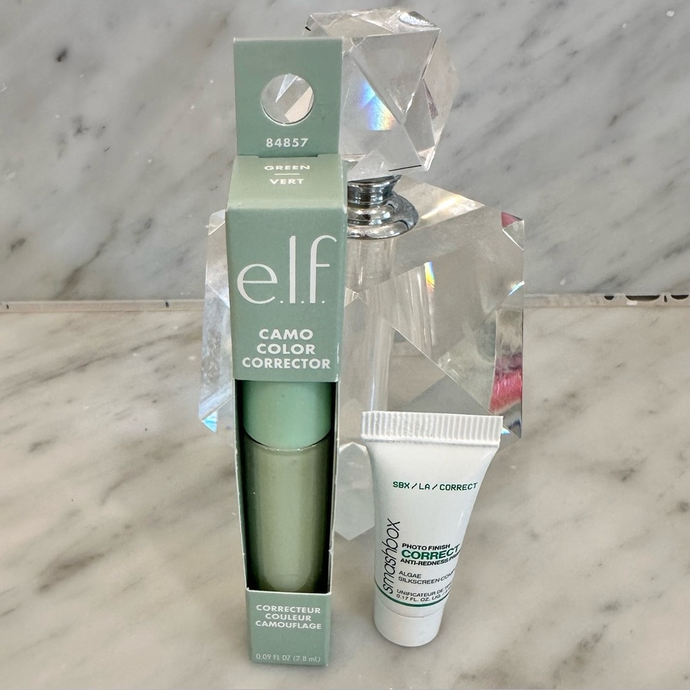 2/$12 * New e.l.f. Camo Color Corrector in Green & Smashbox Mini Green Primer